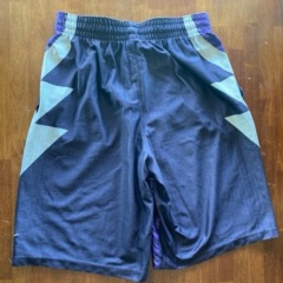 Dri Fit Nike Long Purple Design Kevin Durant Shorts in size Large - Picture 2 of 7